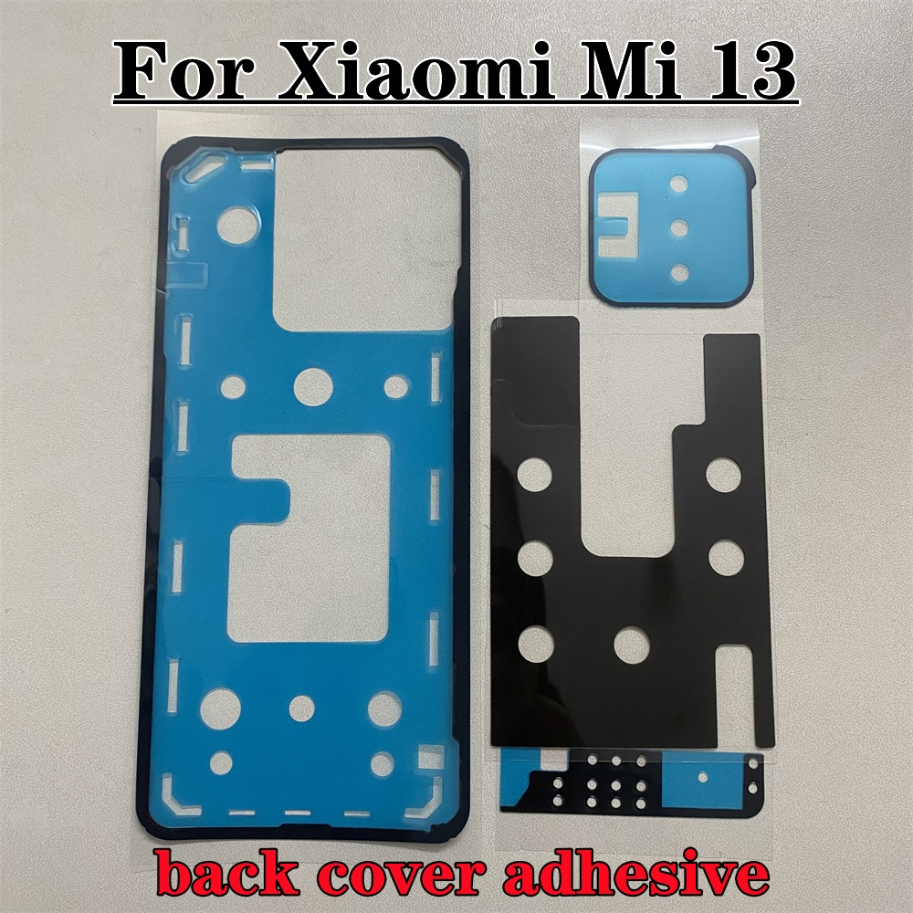 สำหรับ Xiaomi 13 สติกเกอร์กล้องด้านหลังฝาหลังกาวด้านหลังฝาครอบแบตเตอรี่เทปกาว Mi 13 ผ้าฝ้ายกระจายความร้อน