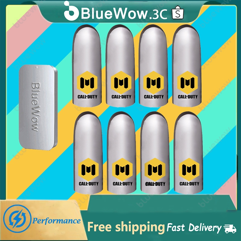BluewowGame Finger Gloves Superconductinging Silver Fiber CODM Series ถุงมือระบายอากาศลื่นปลายนิ้วเกม Thumb Sleeves