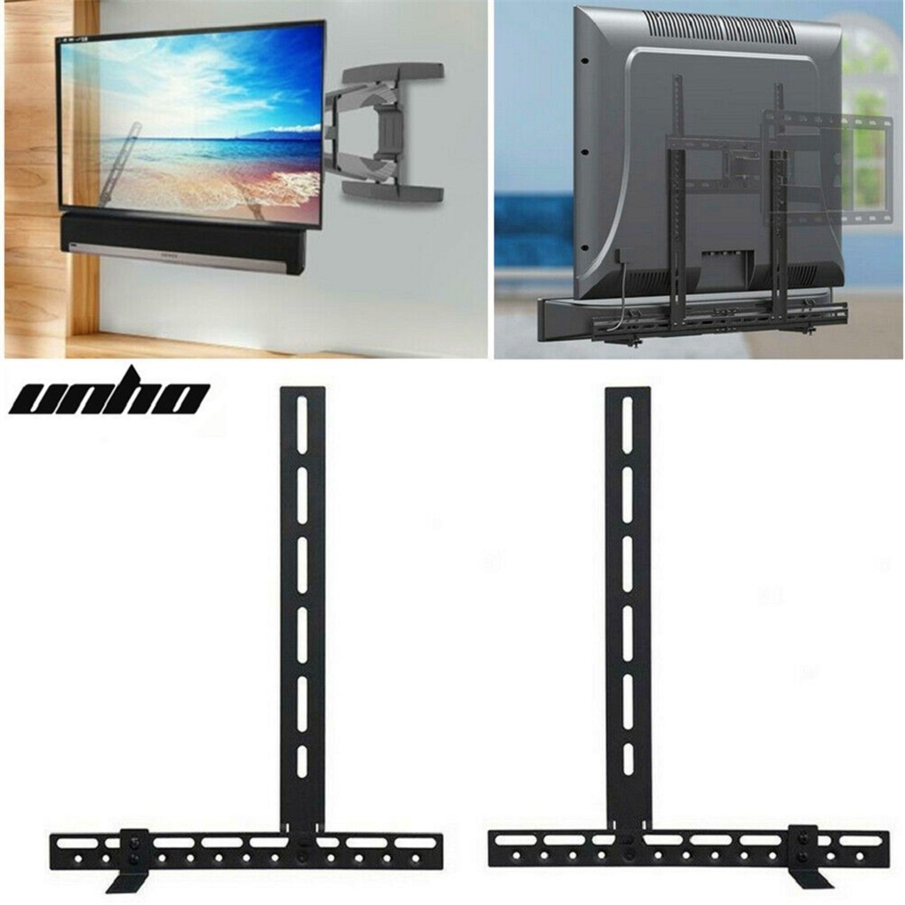 Universal Strong Soundbar Bracket Under Up TV Wall Mount Stand ผู้ถือลําโพง