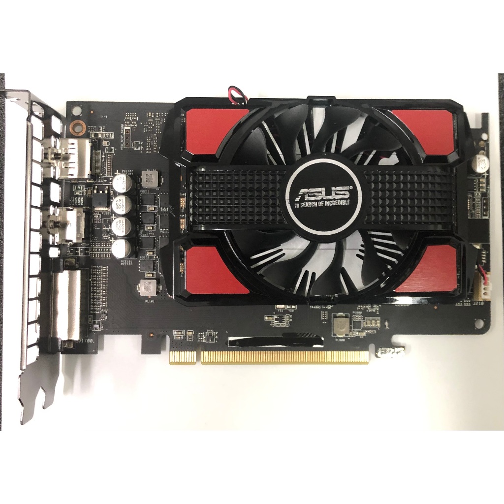 Asus RX550 RX 550 2GB GDDR5 PCIe กราฟิกการ์ด DVI HDMI DP