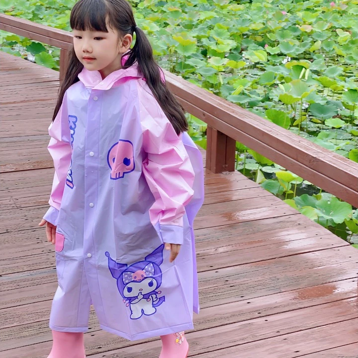 เสื้อกันฝนเด็กผู้หญิง Sanrio Hello Kitty ลายการ์ตูน thumbnail 3