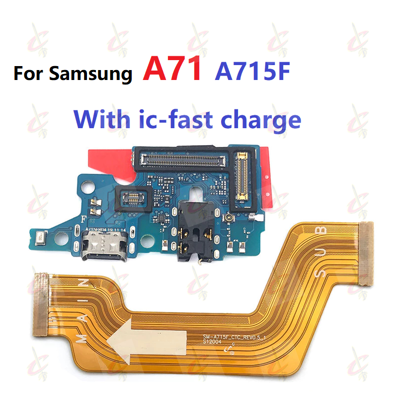 แพรตูดชาร์จ ตูดชาร์จ (Charging board) สําหรับ Samsung Galaxy A71 แพรต่อจอ (Board Flex) A715F