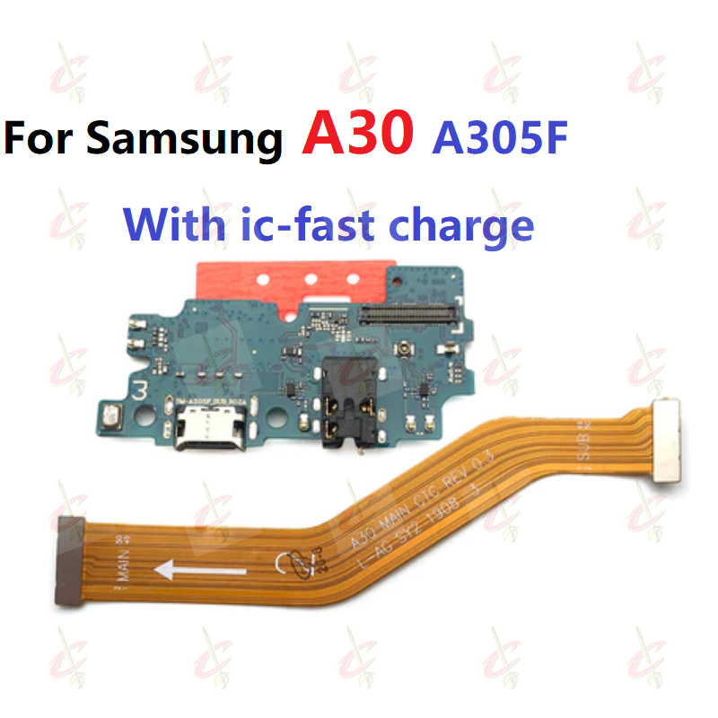 แพรตูดชาร์จ ตูดชาร์จ (Charging board) สําหรับ Samsung Galaxy A30 แพรต่อจอ (Board Flex) A305F