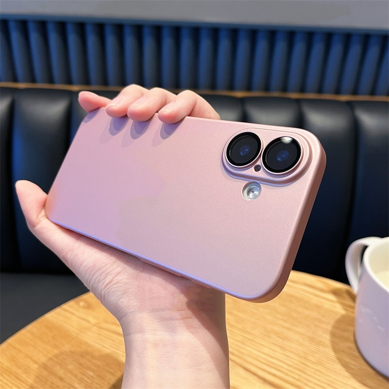 มีโลโก้เคสโทรศัพท์แบบด้าน Pc บางเฉียบสําหรับ iPhone 16 15 14 13 12 11 Pro Max Plus กันกระแทกพร้อมป้องกันกล้องปลอกแข็ง iPhone XR ฝาหลัง - ภาพย่อย 4