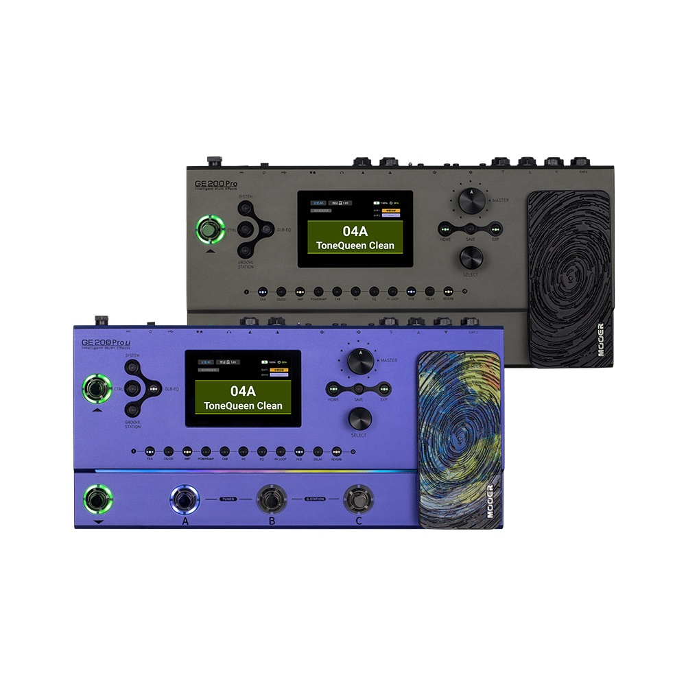 MOOER GE200 Pro/GE200 Pro Li แป้นผลที่ครอบคลุมอัจฉริยะ ระยะด้านหน้า จําลองลําโพง จําลองกล่อง อุปกรณ์