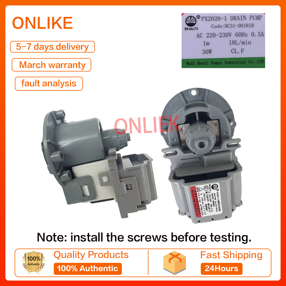 WW70J42131W / WW75J3230KW / WD80K6410OW / WW85J44G0BW SAMSUNG เครื่องซักผ้า DRAIN PUMP มอเตอร์