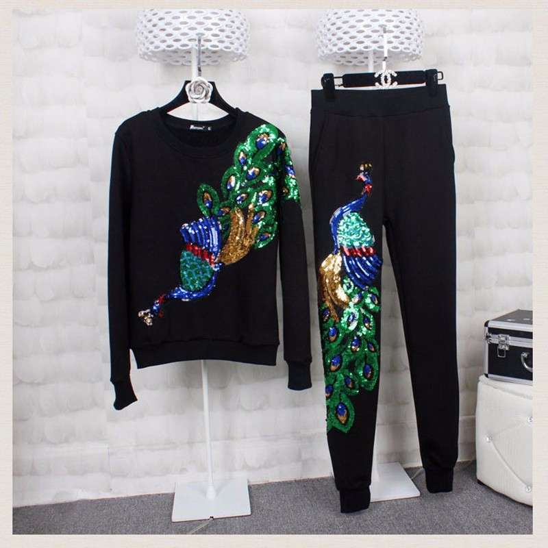 แพทช์ซ่อมแซมเลื่อมนกยูงใช้สําหรับตกแต่งและเสื้อผ้าน้ําค้าง 43*17ซม
