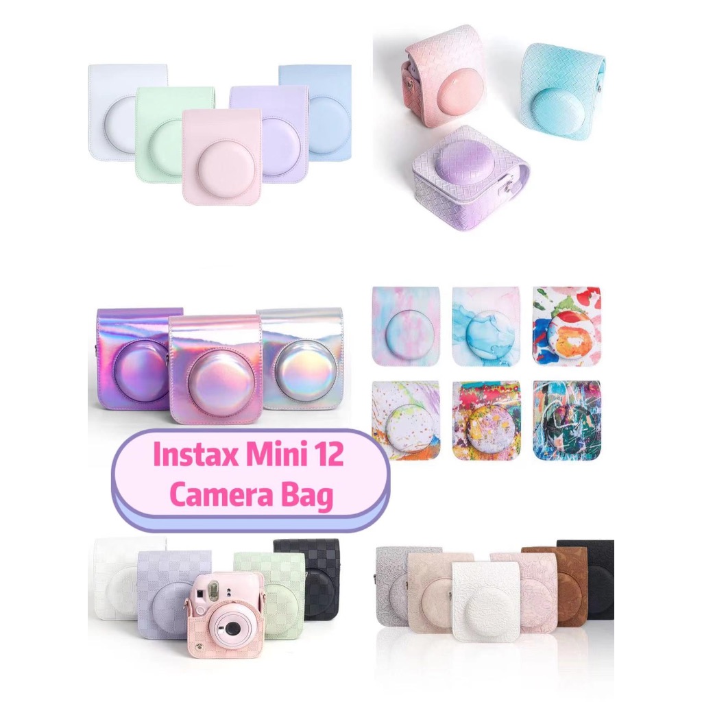 ใหม่ instax mini 12 อุปกรณ์เสริม ป้องกัน กล้อง เคส กระเป๋า อัลบั้ม เลนส์ ฟิลเตอร์ กระจกโปร่งใสในตัว