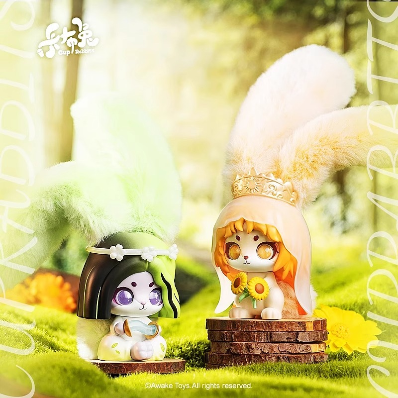 💯แท้  ฉบับใหม่ 🐰Cup Rabbits Dream Adventure series blind box