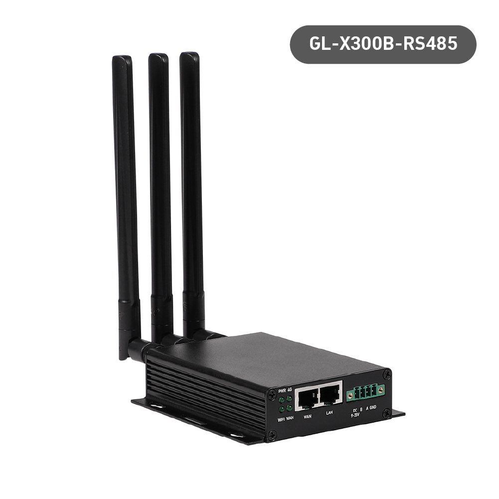 GL-X300B (Collie) 4G LTE VPN Industrial Wireless Gateway, เสาอากาศ 4G แบบ Full-Band ภายนอก, Hardware