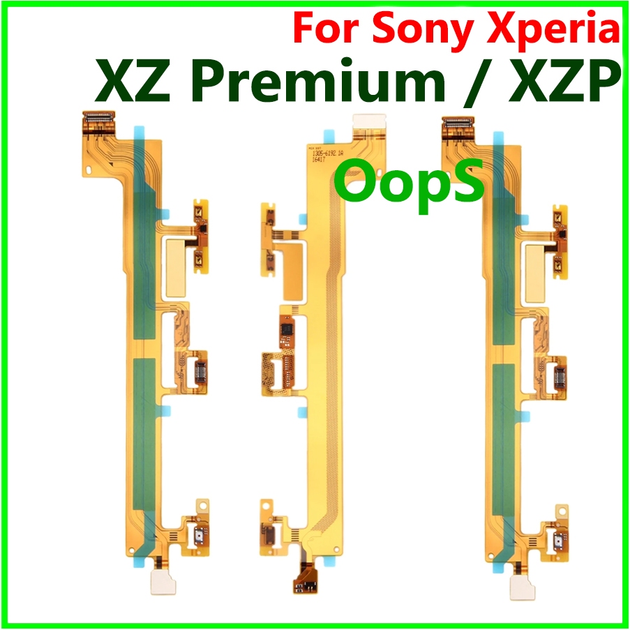 สําหรับ Sony Xperia XZ Premium XZP G8142 G8141 Volume Power On ปิดปุ่มสวิทช์ Flex Ribbon Cable