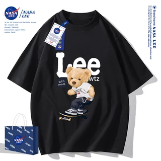 ✨สินค้าพร้อมส่ง✨เสื้อยืดคอกลมลายร่วมกับ NASA ใส่ได้ทั้งชายและหญิง ผลิตจากผ้าคอตตอน 100% เหมาะสำหรับเยาวชน