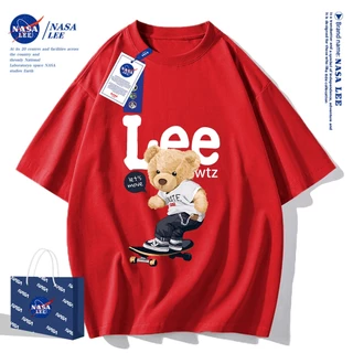 ✨สินค้าพร้อมส่ง✨เสื้อยืดคอกลมลายร่วมกับ NASA ใส่ได้ทั้งชายและหญิง ผลิตจากผ้าคอตตอน 100% เหมาะสำหรับเยาวชน