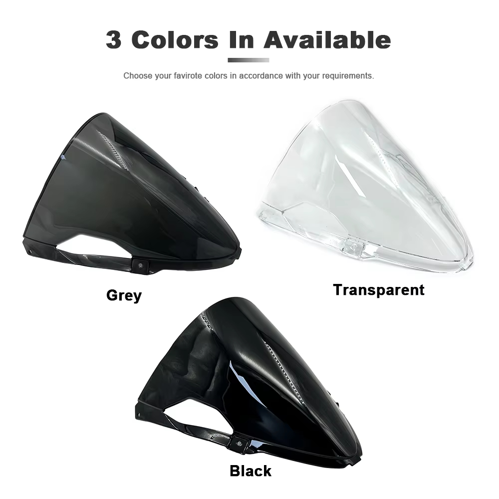 สําหรับ ZX6R รถจักรยานยนต์กระจกกระจก Deflectors Shield Protector สําหรับ Kawasaki ZX6R ZX-6R ZX 6R 2