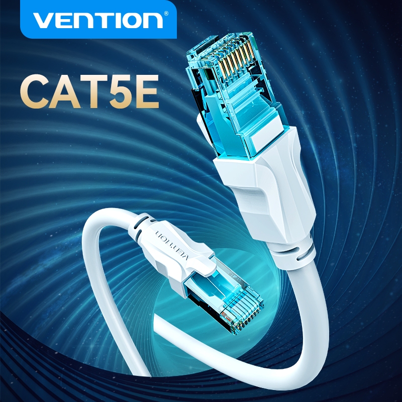 Vention สายอีเธอร์เน็ต Kabel LAN Cat5e ความเร็วสูง RJ45 Cat5 Cat5 สายแพทช์อีเธอร์เน็ต