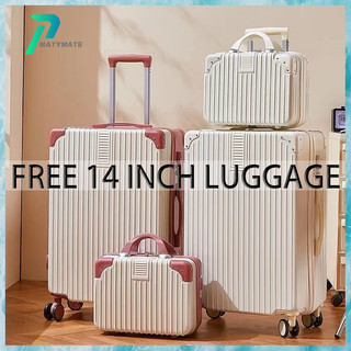 Buy 1 Take 1 Suitcase Luggage 20/24/28inch Boarding Trolley Case Anti-Theft 360 ° Universal wheel Luggage Travel Bag