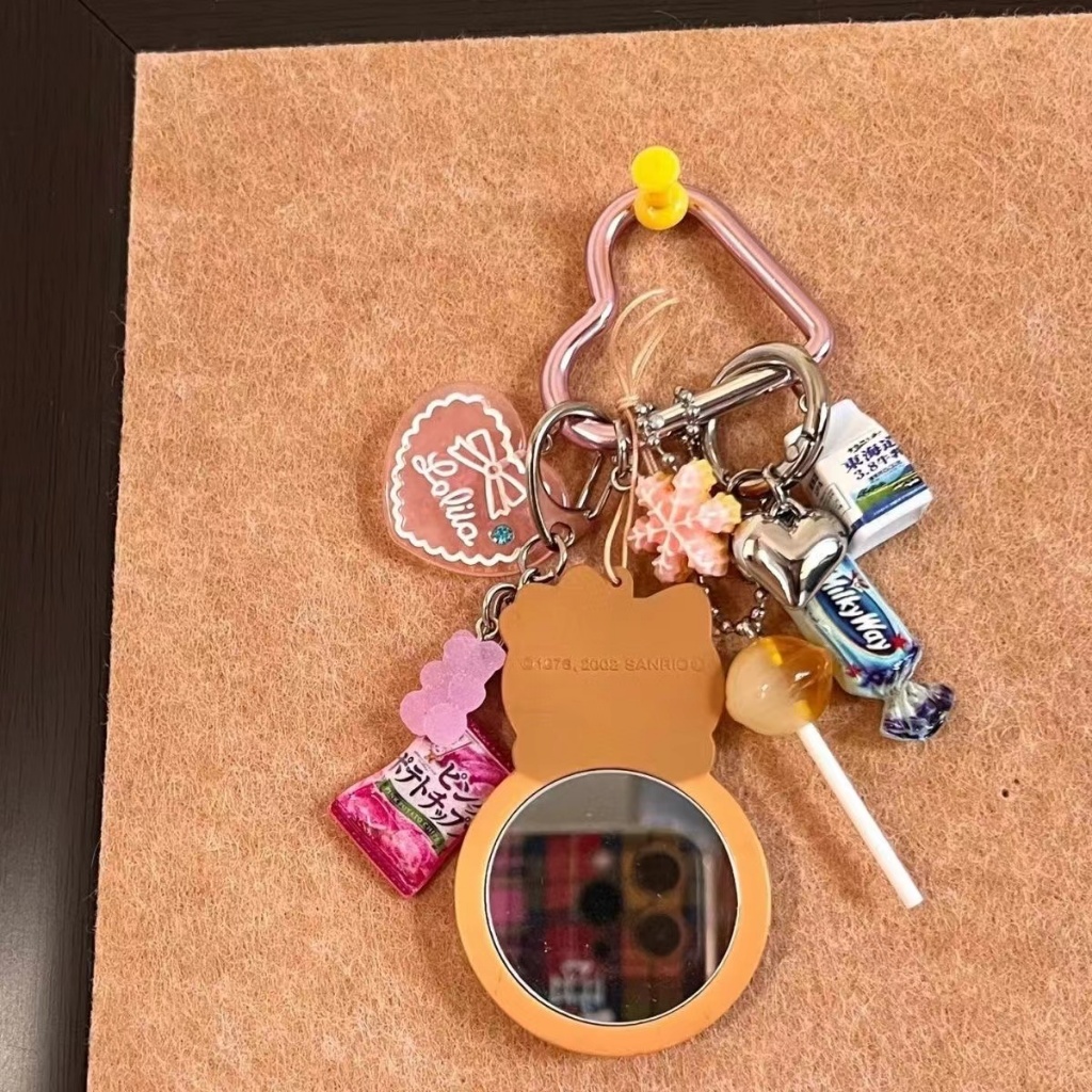 Original Design hellokitty Multi-Element Keychain Creative Pendant Unique Bag Pendant