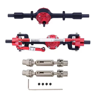 สําหรับ WPL 1/16 C14 C24 B14 B24 B16 B36 RC รถโลหะเพลาหน้าประกอบอัพเกรดเพลาด้านหลังไดรฟ์เพลา Driveshaft