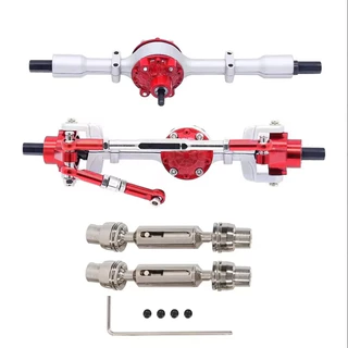 สําหรับ WPL 1/16 C14 C24 B14 B24 B16 B36 RC รถโลหะเพลาหน้าประกอบอัพเกรดเพลาด้านหลังไดรฟ์เพลา Driveshaft