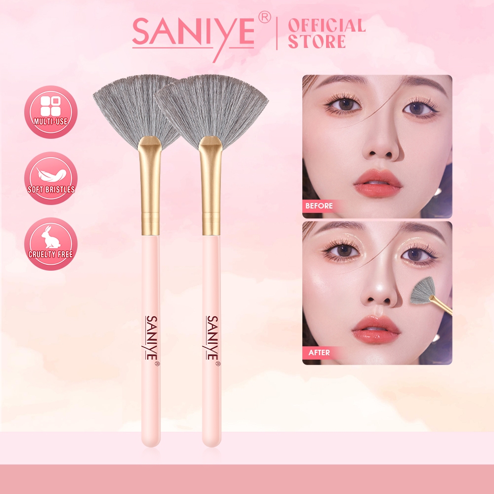 Saniye แปรงไฮไลท์ แปรงแต่งหน้านุ่ม แปรงเครื่องมือแต่งหน้าอเนกประสงค์ A106
