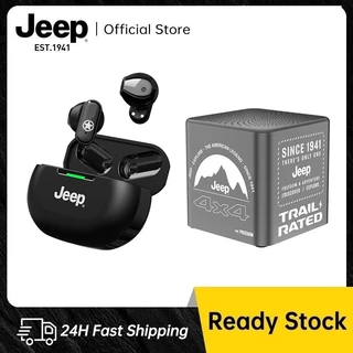 Jeep หูฟังบลูทูธไร้สาย เสียงดี HD Calls + ลำโพงบลูทูธไร้สาย กันน้ำระดับ IPX5 ลำโพง แบบพกพา