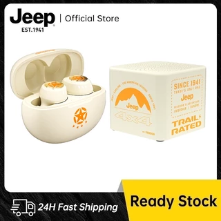 Jeep หูฟังบลูทูธไร้สาย เสียงดี HD Calls + ลำโพงบลูทูธไร้สาย กันน้ำระดับ IPX5 ลำโพง แบบพกพา