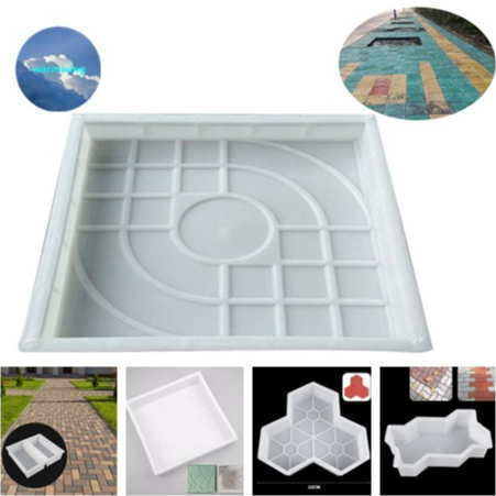 Warmwing แม่พิมพ์หินคอนกรีต ทรงสี่เหลี่ยม สําหรับทําคอนกรีต ทางเดิน สวน DIY TH