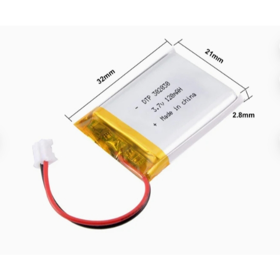 โมเดลแบตเตอรี่ 302030 (3.7V 120mah)