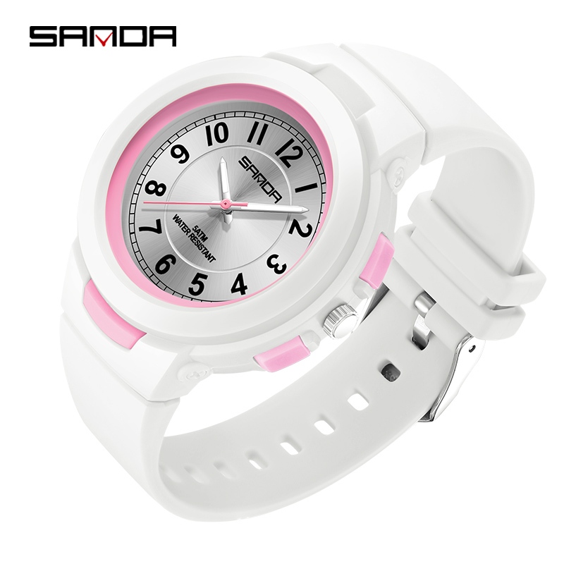 ซานดา 6095-2/ใน คลังสินค้า ยอดนิยมหญิงชายสากลนาฬิกากีฬาสันทนาการกีฬานาฬิกาเย็นกั