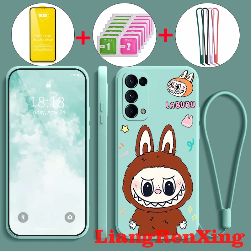FOR เคส Case สำหรับ OPPO Reno 5 5g OPPO Reno 4 4g reno5 5g โทรศัพท์ปลอก softcase ซิลิโคนเหลวป้องกันเรียบกันกระแทกกันชนปกการออกแบบใหม่ความงามการ์ตูนตลก YTMLBB01
