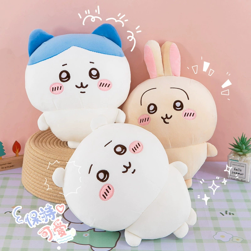 Chiikawa Creative ยืนท่าทาง chikawa ของเล่นตุ๊กตา Usaqi น้อยแปด Chii ตุ๊กตาแปดตัวเล็กๆของขวัญวันเกิดสาว PP ผ้าฝ้ายยัดไส้ของเล่นเด็ก