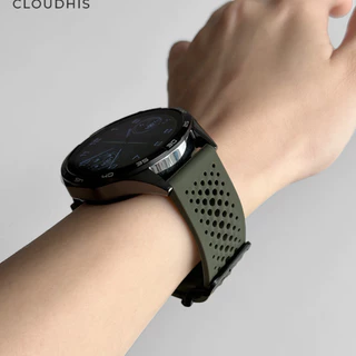 สายรัดข้อมือซิลิโคนขนาด 22 มม. เหมาะสําหรับ Huawei Smart Watch gt6/gt5/gt4/GT6pro/gt3 กีฬา Breathable 20 มม.สายนาฬิกา5/4pro