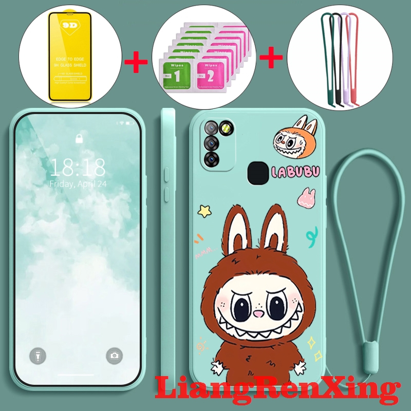 FOR เคส Case สำหรับ infinix Smart 5 โทรศัพท์ปลอก softcase ซิลิโคนเหลวป้องกันเรียบกันกระแทกกันชนปกการออกแบบใหม่ความงามการ์ตูนตลก ytmlbb01