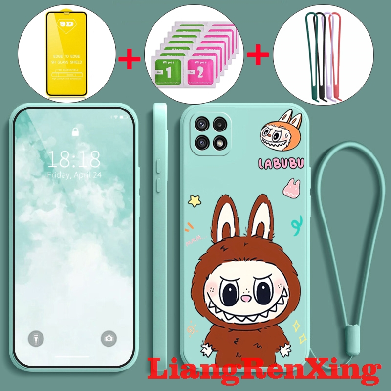 FOR เคส กรณีสําหรับsamsung a22 5g samsung a22 4G เคสโทรศัพท์SoftcaseซิลิโคนเหลวProtector Smoothกันกระแทกฝาครอบกันชนดีไซน์ใหม่ความงามการ์ตูนตลกYTMLBB01