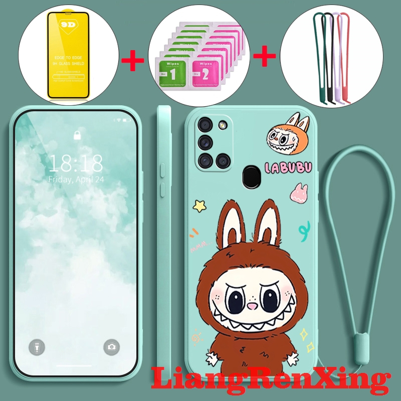 FOR เคส เคสสําหรับ SAMSUNG a21s เคสโทรศัพท์ Softcase ซิลิโคนเหลว Protector Smooth กันกระแทกฝาครอบกันชนดีไซน์ใหม่ความงามการ์ตูนตลก YTMLBB01