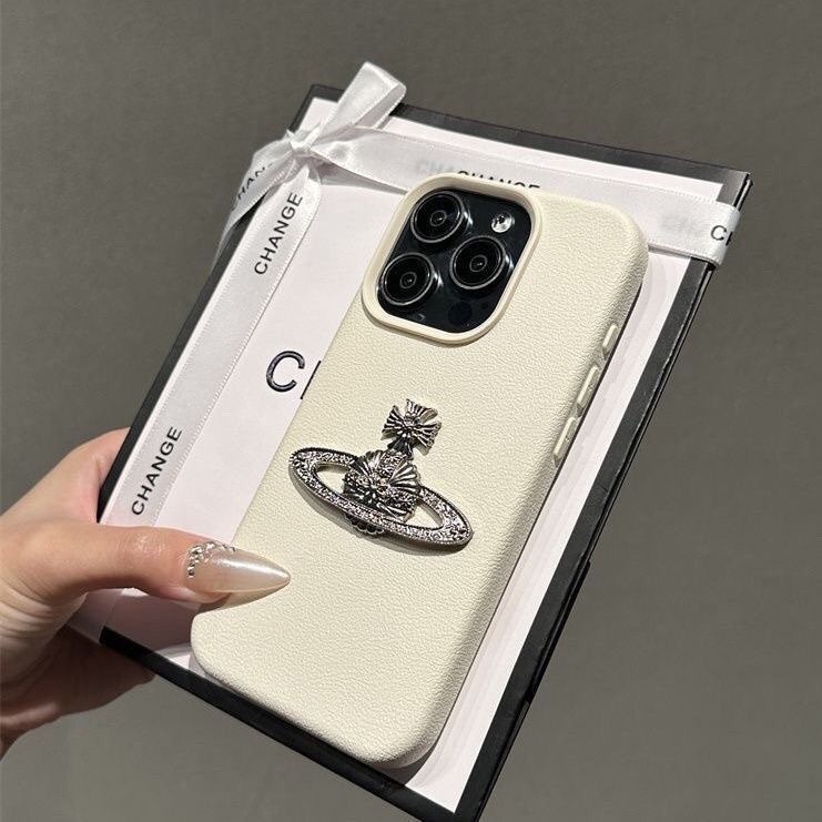Premium Leather Surround Planet iPhone 16promax เคสโทรศัพท์ 13 14 12 สไตล์ใหม่ 11 15pro กันกระแทก