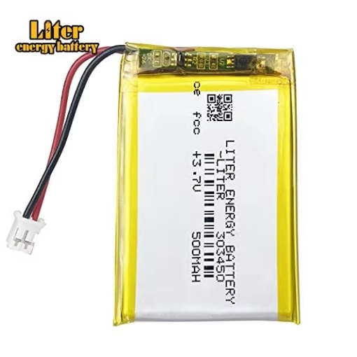 โมเดลแบตเตอรี่ 303450 (3.7V 500mah)