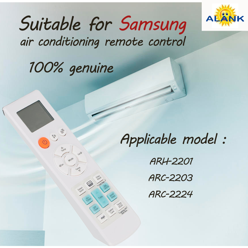 Remote รีโมทแอร์ Samsung รีโมท (เหมาะสำหรับ แยกแอร์ ) ARH-2201 ARC-2203  ARC-2224