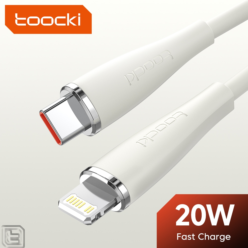 Toocki 3A 20W ประเภท C ถึง 10S Fast Chage สาย USB ถึง 10S 2.4A USB2.0 สายเคเบิลข้อมูลสําหรับโทรศัพท์แท็บเล็ตแล็ปท็อป