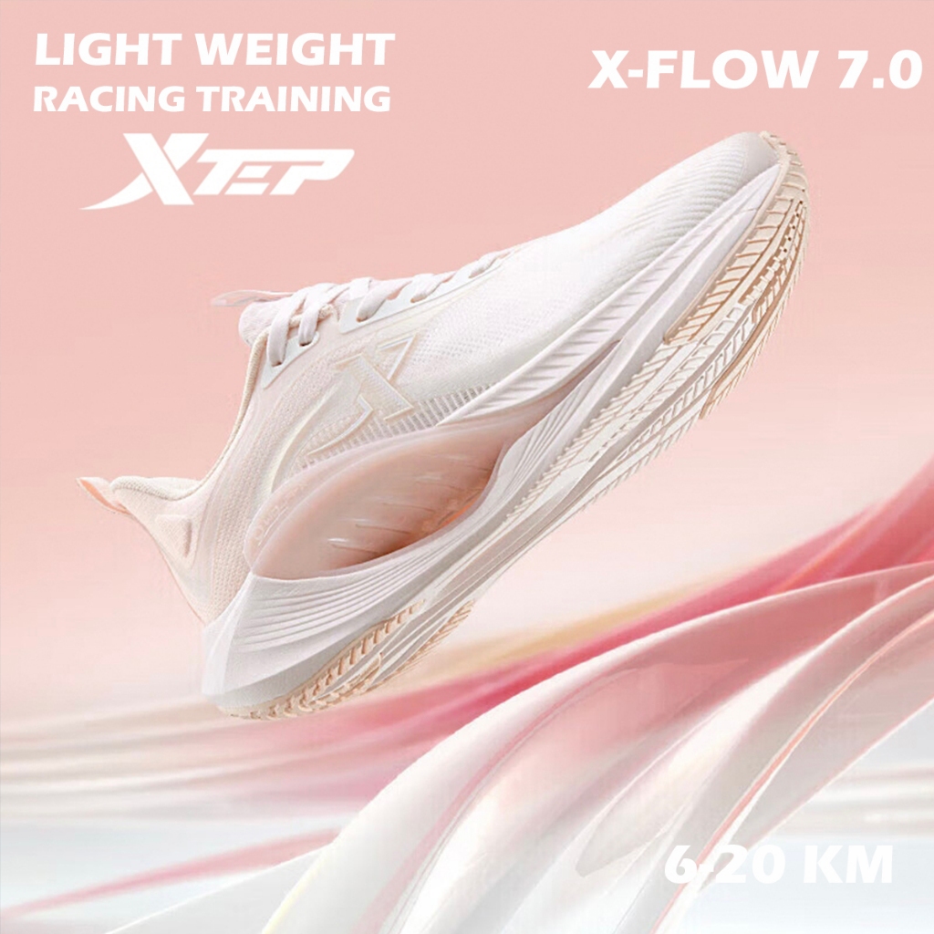 【xtep】X-Flow 7.0 รองเท้าวิ่ง รองรับแรงกระแทก น้ําหนักเบา สําหรับผู้หญิง