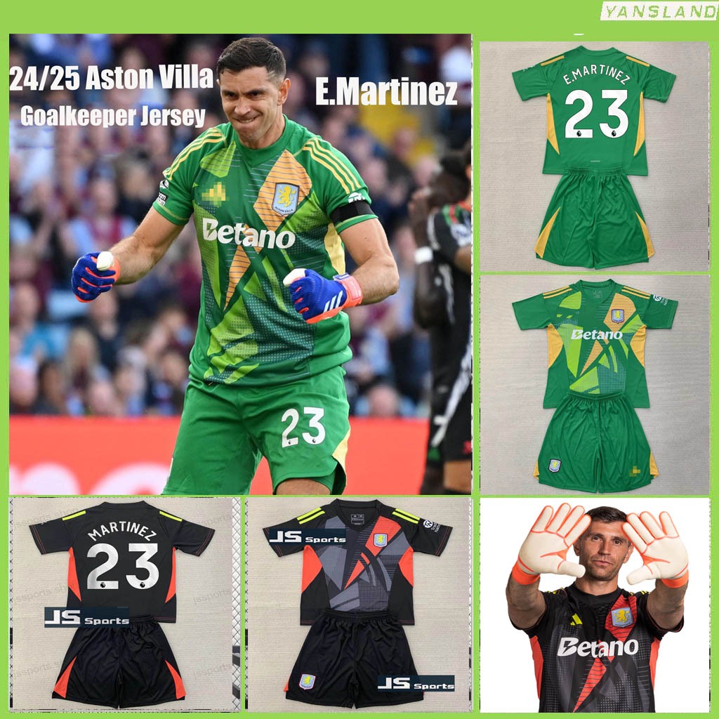 2024/25 ASTVLA KIDS & ADULT SIZE EMI MARTINEZ GOALKEEPER JERSEY