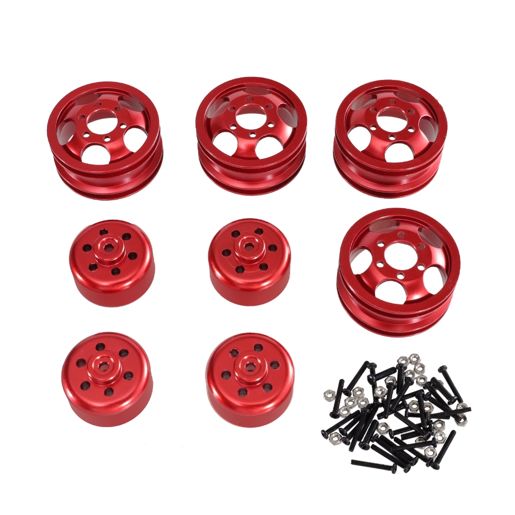 สําหรับ MN 1/12 D90 MN99S MN168 MN82 MN78 WPL 1/16 C14 C24 C34 C44 B14 B24 B16 B36 Feiyu JJRC RC รถโลหะล้อ Hub อัพเกรดยาง Hubs