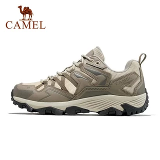 Camel รองเท้าเดินป่า กลางแจ้ง ผู้หญิง ทนต่อการสึกหรอ กันลื่น รองเท้าเดินป่า ดูดซับแรงกระแทก