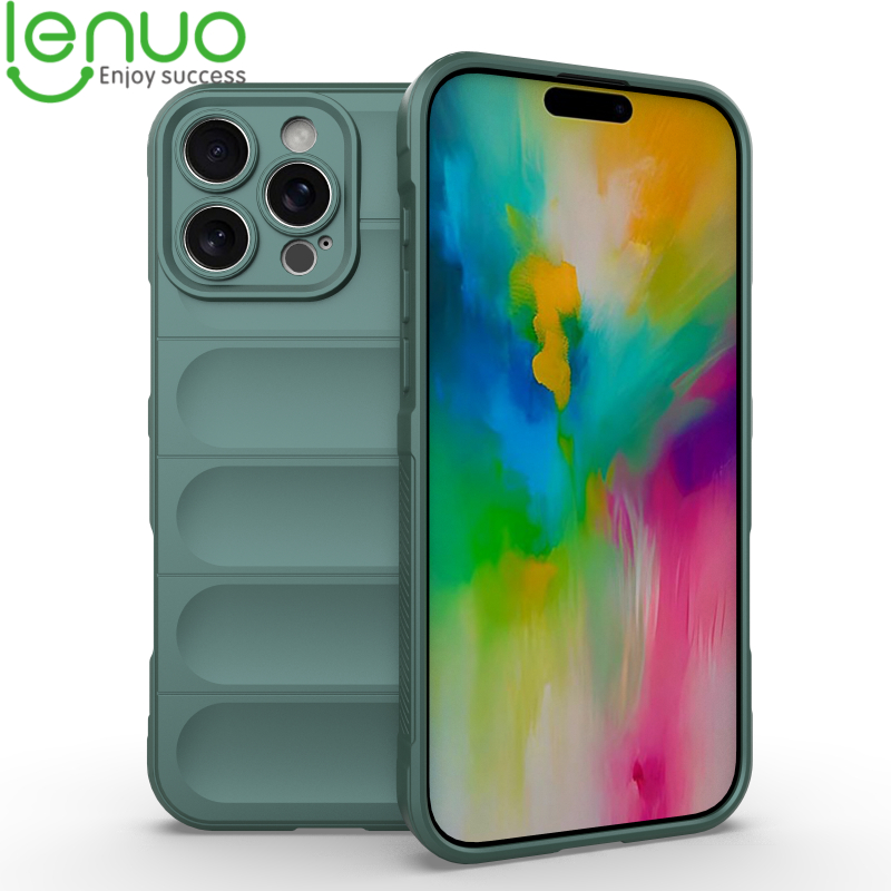 Lenuo เคสโทรศัพท์แบบนุ่มสําหรับ iPhone 15 14 13 Pro Max 15 14 Plus 5G ไอโฟน Case ปลอกซิลิโคนกันกระแทกป้องกัน Flannel ฝาหลัง