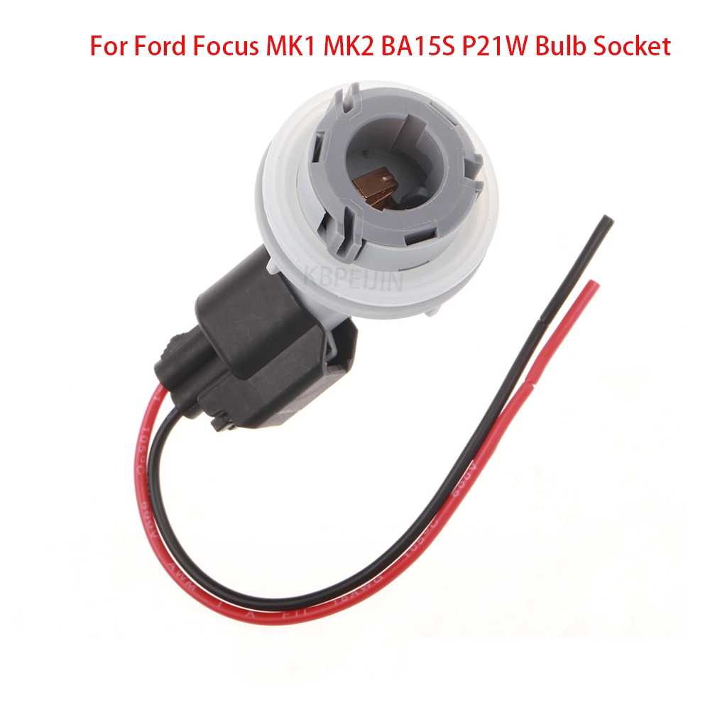 1 ชุด 4M5A 13K370 BA สําหรับ Ford Focus BA15S P21W ซ็อกเก็ตหลอดไฟอะแดปเตอร์