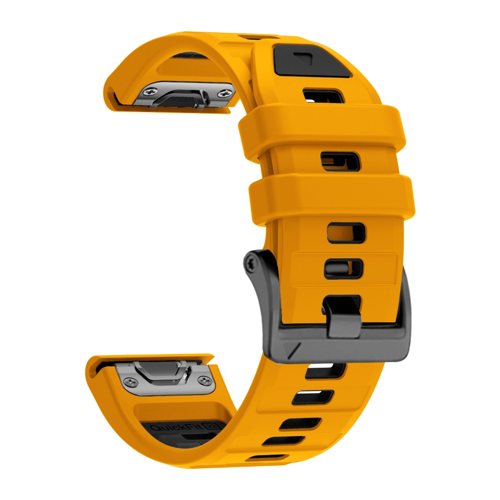 1:1 QuickFit 22 มม.26 มม.กีฬานาฬิกาสําหรับ Garmin Fenix 8 E Fenix8 47 มม.51 มม./Enduro 3 เปลี่ยนสายนาฬิกาซิลิโคนสร้อยข้อมือ