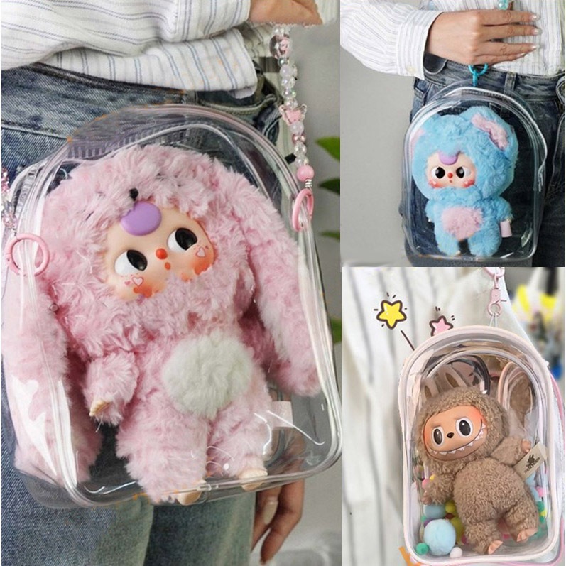 กระเป๋าใส่ Babythree V3 /V2 /V1 กระเป๋าใสใส่เบบี้ทรี/กระเป๋าใส่ art toy labubu crybaby