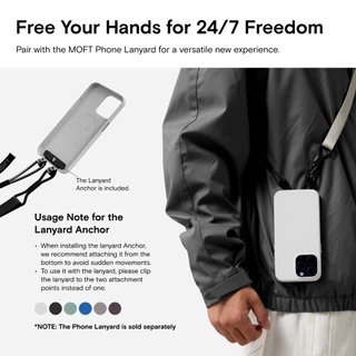 MOFT Snap Phone Case MOVAS™ for iPhone 15 Series- Magnetic Compatible，Vegan Leather For iPhone 15 Case เคสไอโฟน 15