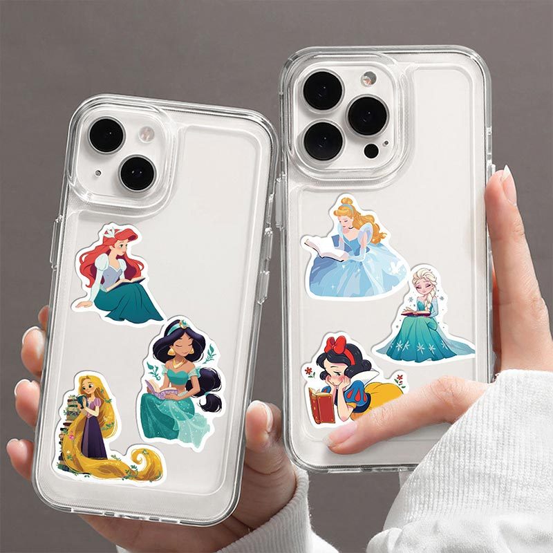 50 ชิ้น Disney Princess อ่านหนังสือสติกเกอร์ DIY สมุดภาพโทรศัพท์แล็ปท็อปกีตาร์กระเป๋าเดินทางสติกเกอร์ของเล่น ราคา ถูกที่สุด ดีลบีเคเค แกลเลอรีภาพที่ 2