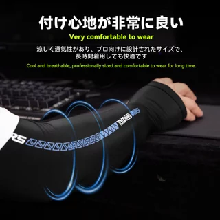 Talongames eSports ARM Sleeve,ลดการเสียดสีบนแผ่นรองเมาส์,ดูดซับเหงื่อ,แห้งเร็ว,ความรู้สึกเย็น,L